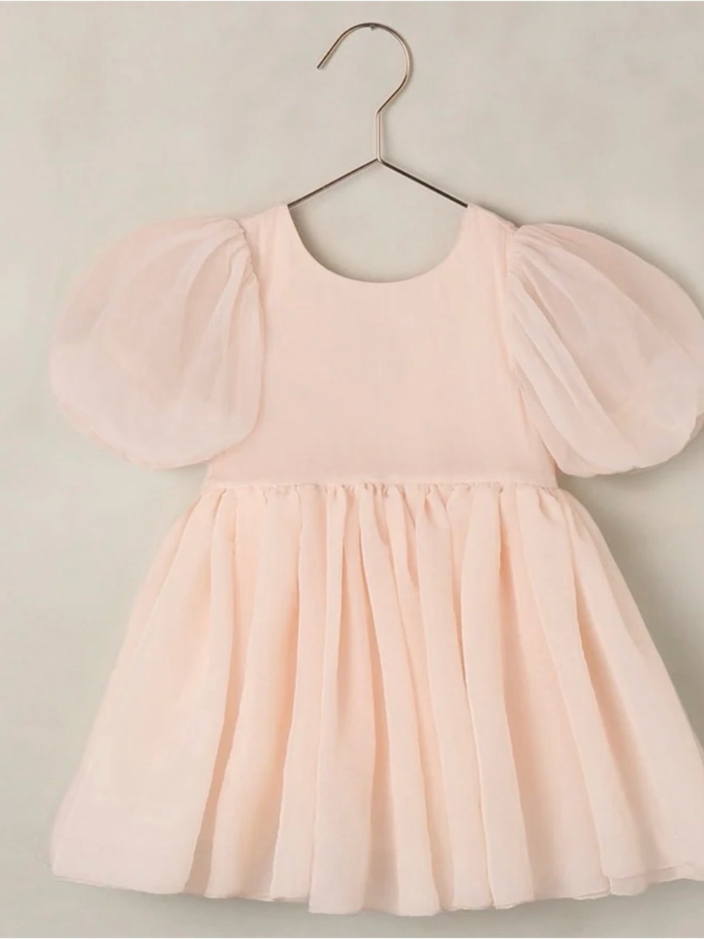 Noralee size 2y Sophia dress in blushGirls Puff Sleeve Tulle Dress in Light Pink